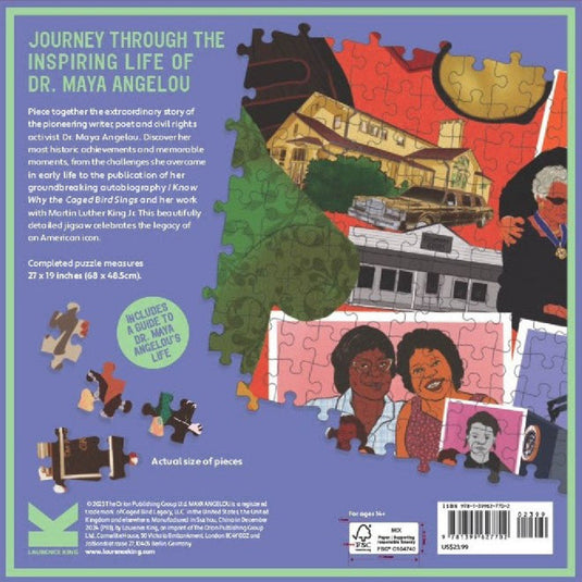 The World of Maya Angelou 1000 Piece Puzzle by Laurence King - 4