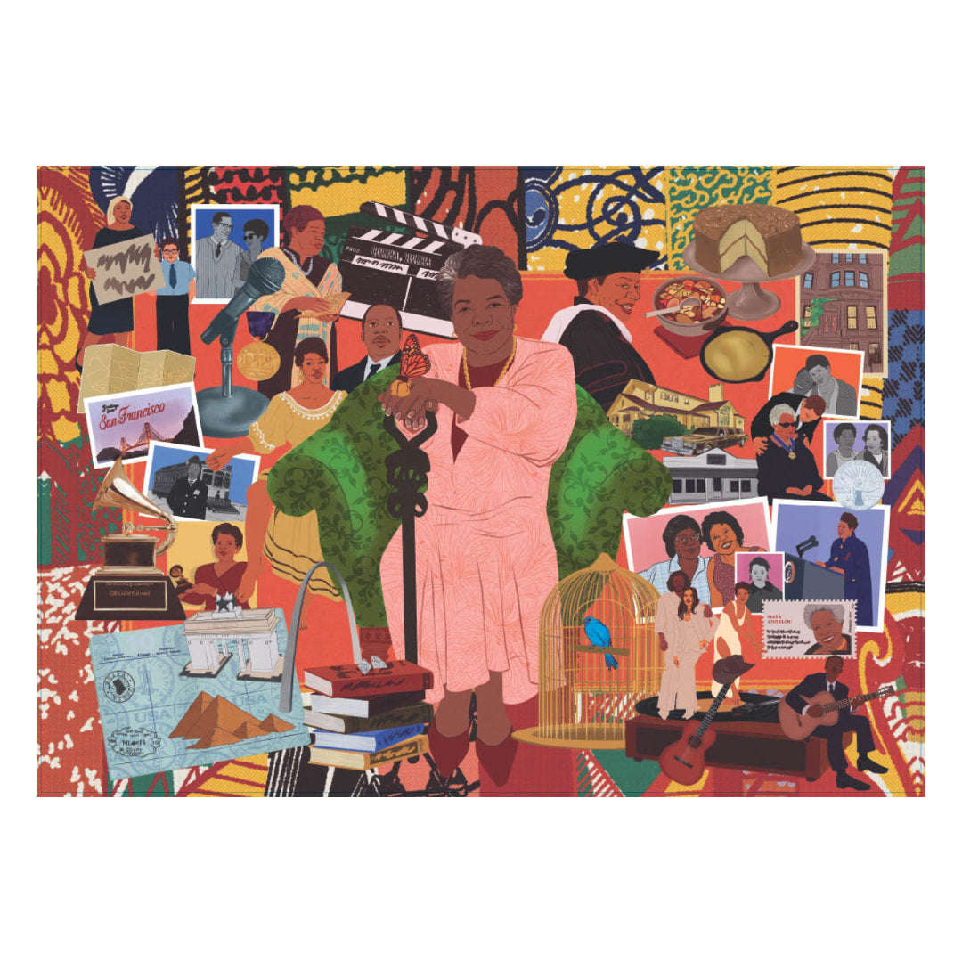 The World of Maya Angelou 1000 Piece Puzzle by Laurence King