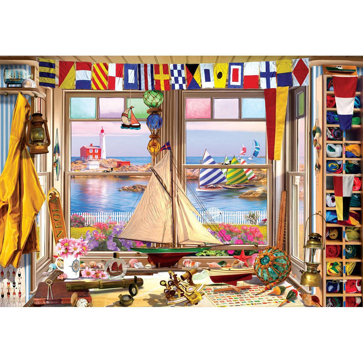 Lighthouse Tin 550 Piece Jigsaw Puzzle by Eurographics