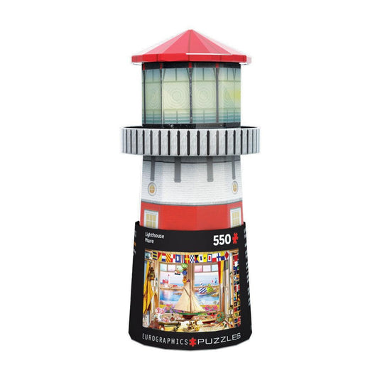 Lighthouse Tin 550 Piece Jigsaw Puzzle by Eurographics - 1