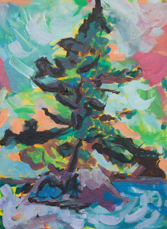 Treerific by Lukas Robillard 232 Piece Wooden Jigsaw Puzzle by Stumpcraft
