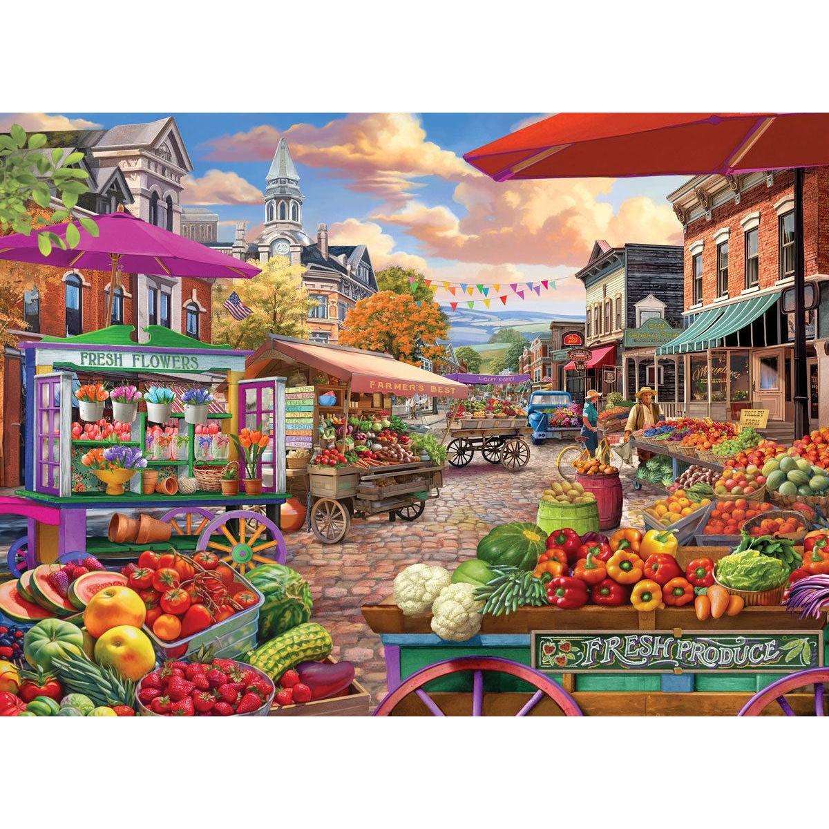 Main Street Market by Bigelow 500 Piece Jigsaw Puzzle by Eurographics
