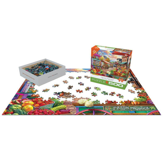 Main Street Market by Bigelow 500 Piece Jigsaw Puzzle by Eurographics - 3