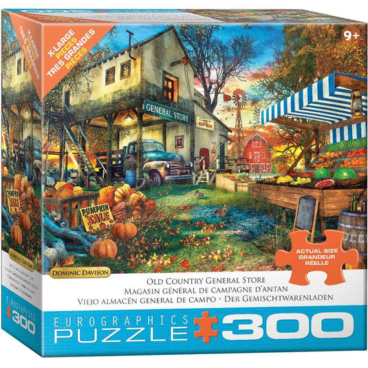 Old Country Store by Davison 300 Piece Jigsaw Puzzle by Eurographics - 1