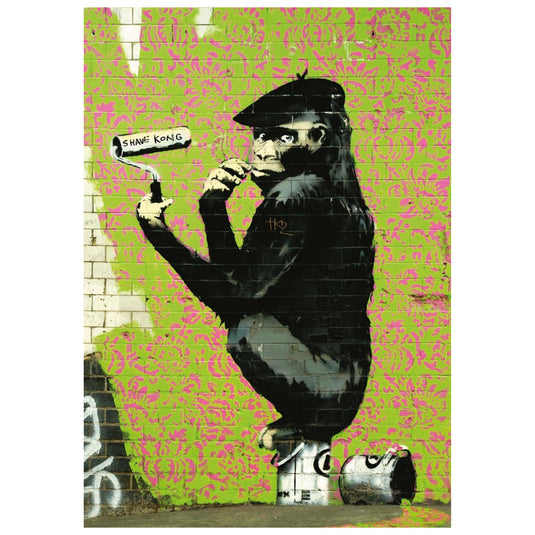 Banksy Roller Chimp 1000 Piece Jigsaw Puzzle by Piatnik - 2