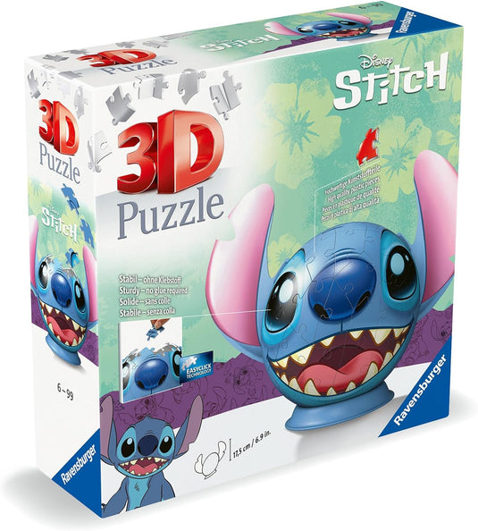 Stitch 72 Piece Head w/Ears 3D Puzzle by Ravensburger