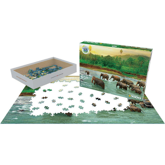 Rainforest 1000 Piece Jigsaw Puzzle by Eurographics - 3