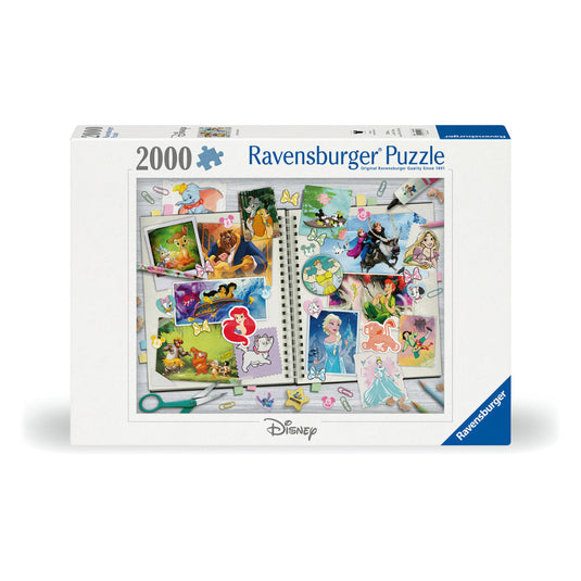 Disney Scrapbook 2000 Piece Jigsaw Puzzle by Ravensburger - 1