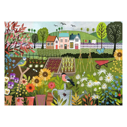 Garden Allotment 1000 Piece Jigsaw Puzzle by Ravensburger - 2