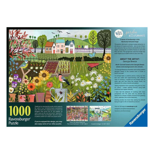 Garden Allotment 1000 Piece Jigsaw Puzzle by Ravensburger - 3