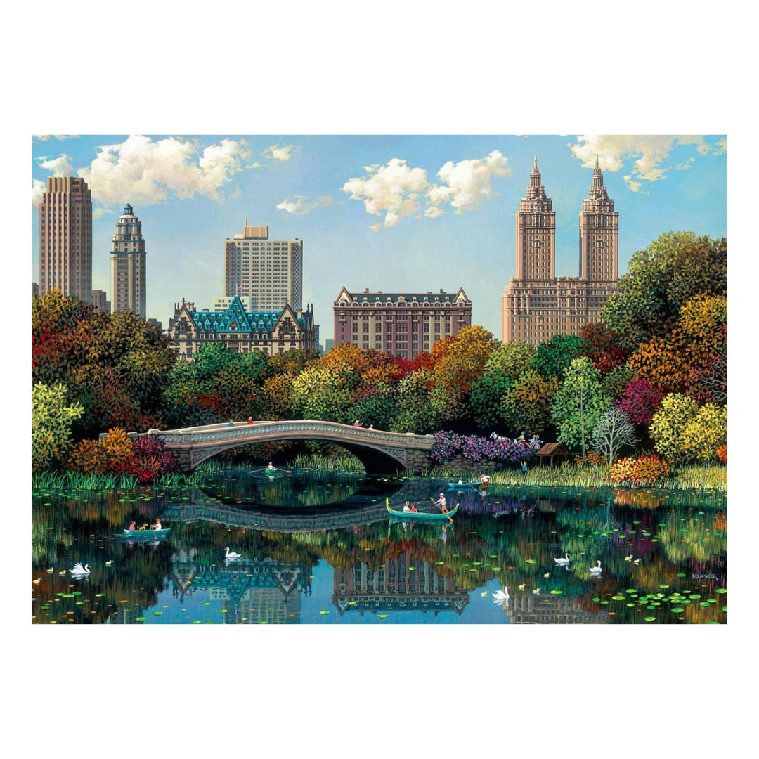 NY Central Park, Bow Bridge 1000 Piece Jigsaw Puzzle by Ravensburger