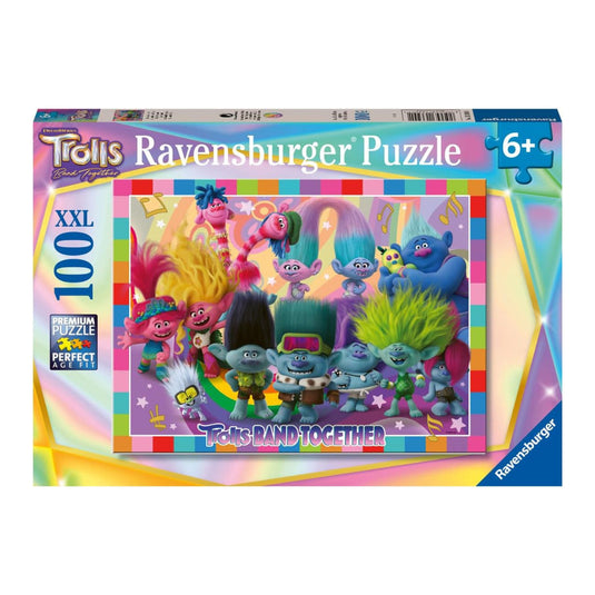 Trolls Band Together 100 Piece Jigsaw Puzzle by Ravensburger - 1