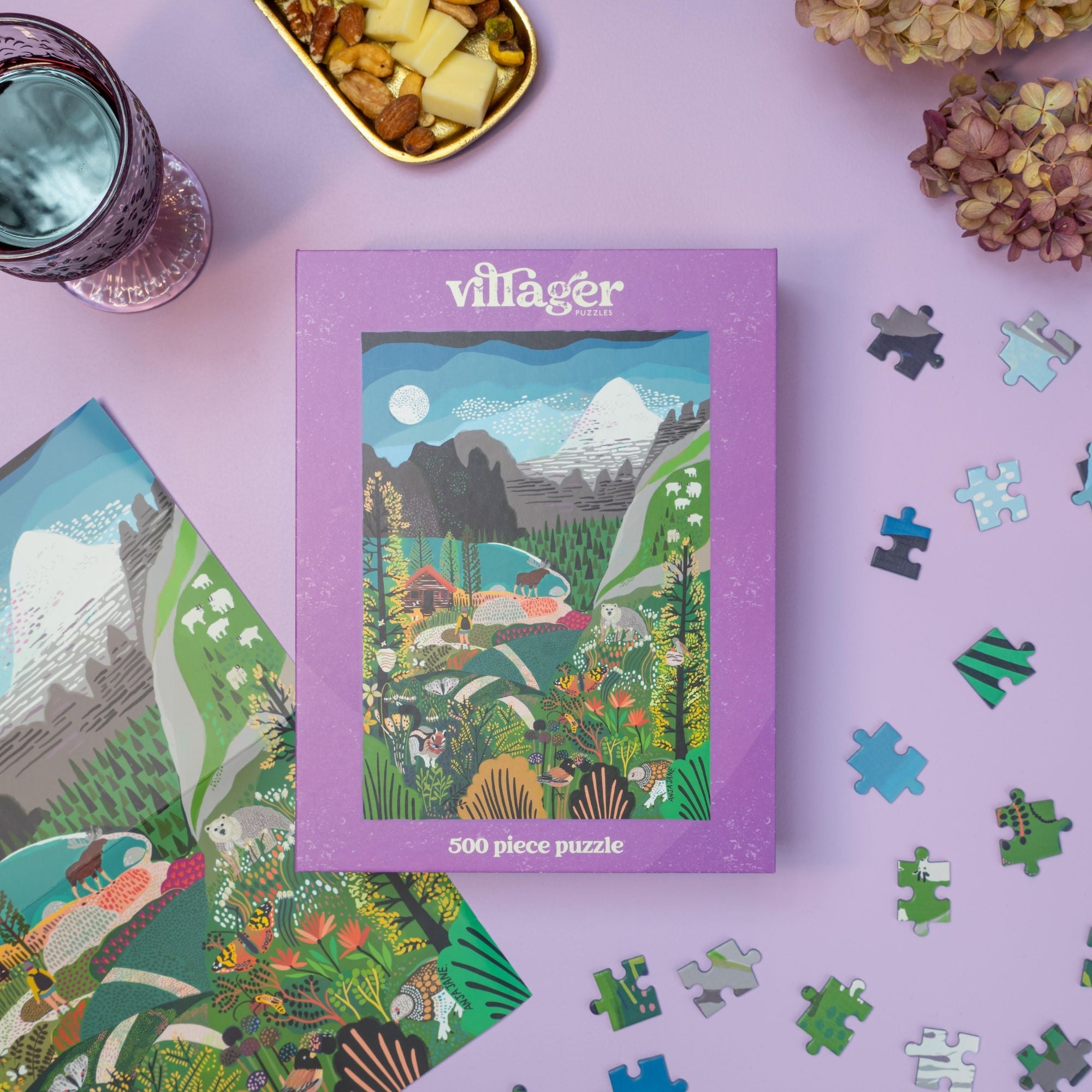 Rockies Explorer 500 Piece Jigsaw Puzzle by Villager Puzzles