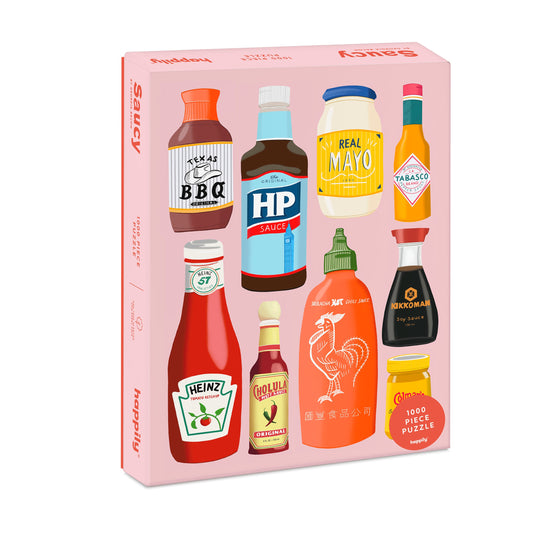 Saucy 1000 Piece Jigsaw Puzzle by Happily - 1