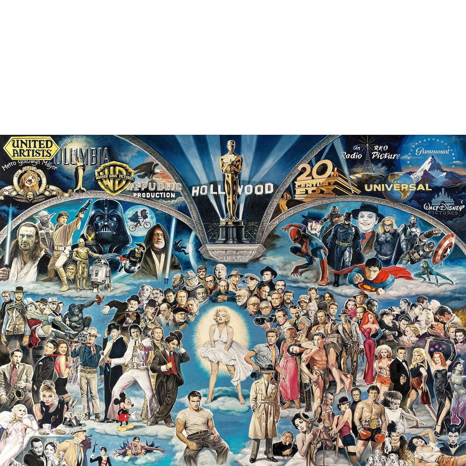 Hollywood 1000 Piece Jigsaw Puzzle by Schmidt Puzzle