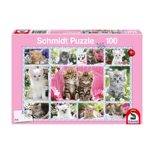 Kittens 100 Piece Jigsaw Puzzle by Schmidt Puzzle - 2