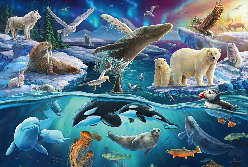 The Great North Animals 150 Piece Jigsaw Puzzle by Schmidt Puzzle