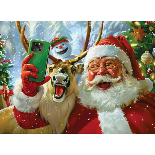 Selfie with Santa 300 Piece Jigsaw Puzzle by Eurographics - 2