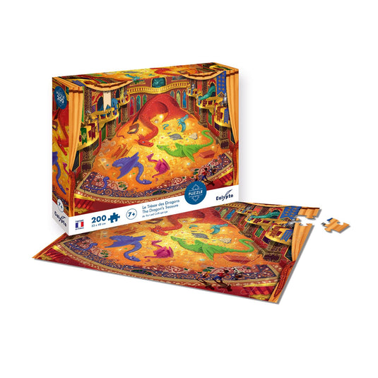 Le TrŽsor Des Dragons 200 Piece Jigsaw Puzzle by Sentosphere - 2