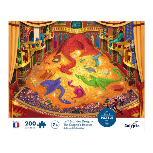 Le TrŽsor Des Dragons 200 Piece Jigsaw Puzzle by Sentosphere - 4