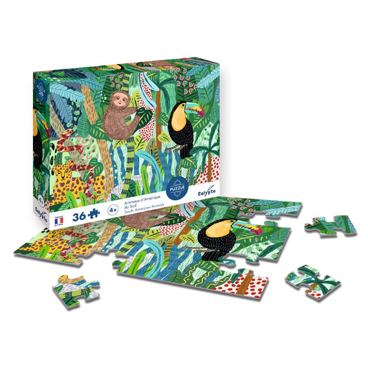South America 36 Piece Jigsaw Puzzle by Sentosphere - 2