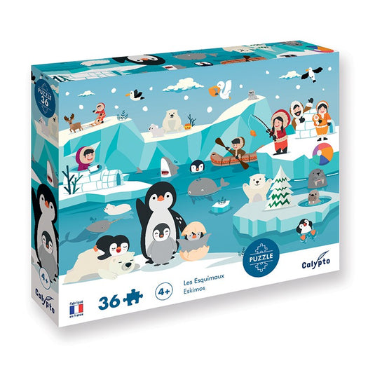 La Banquise 36 Piece Jigsaw Puzzle by Sentosphere - 1