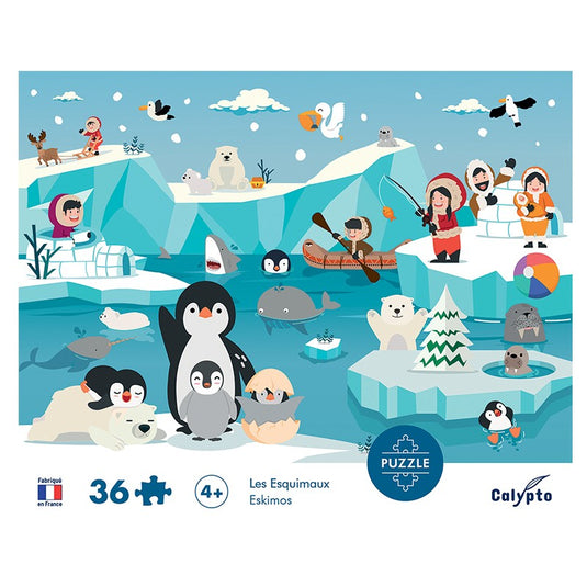 La Banquise 36 Piece Jigsaw Puzzle by Sentosphere - 3