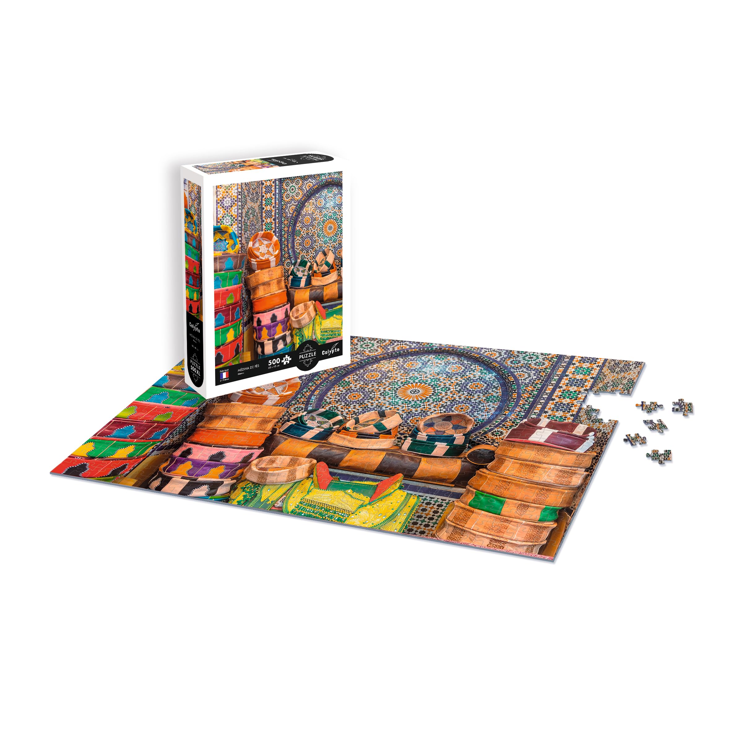 Medina Of Fez - Morocco 500 Piece Jigsaw Puzzle by Sentosphere