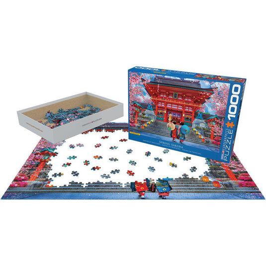 Asia House by Lars Stewart 1000 Piece Jigsaw Puzzle by Eurographics - 3