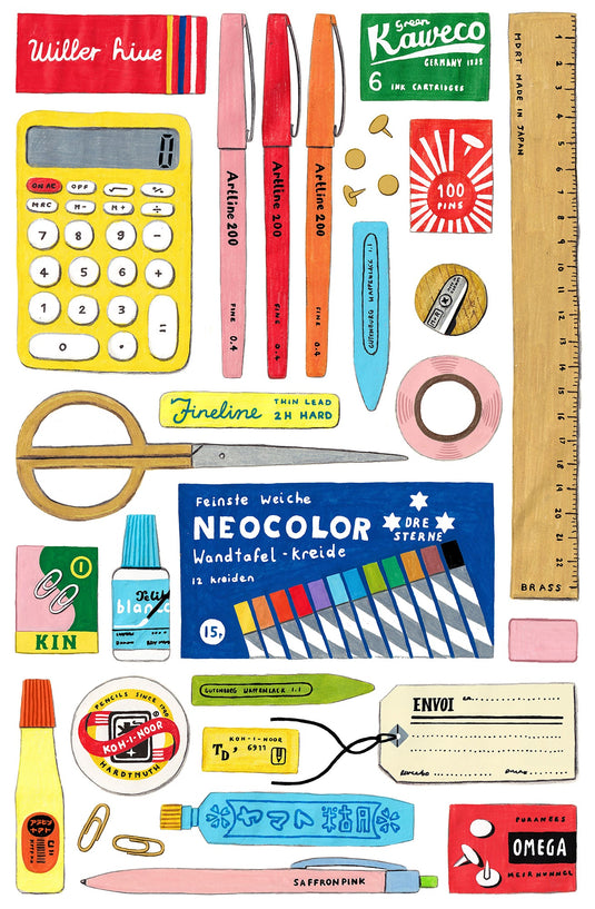 Stationery 1000 Piece Jigsaw Puzzle by Happily - 2