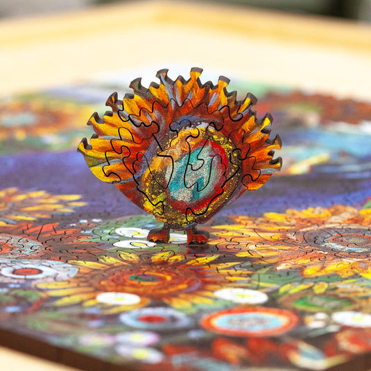 Queen Bee by Kari Lehr 529 Piece Wooden Jigsaw Puzzle by Stumpcraft