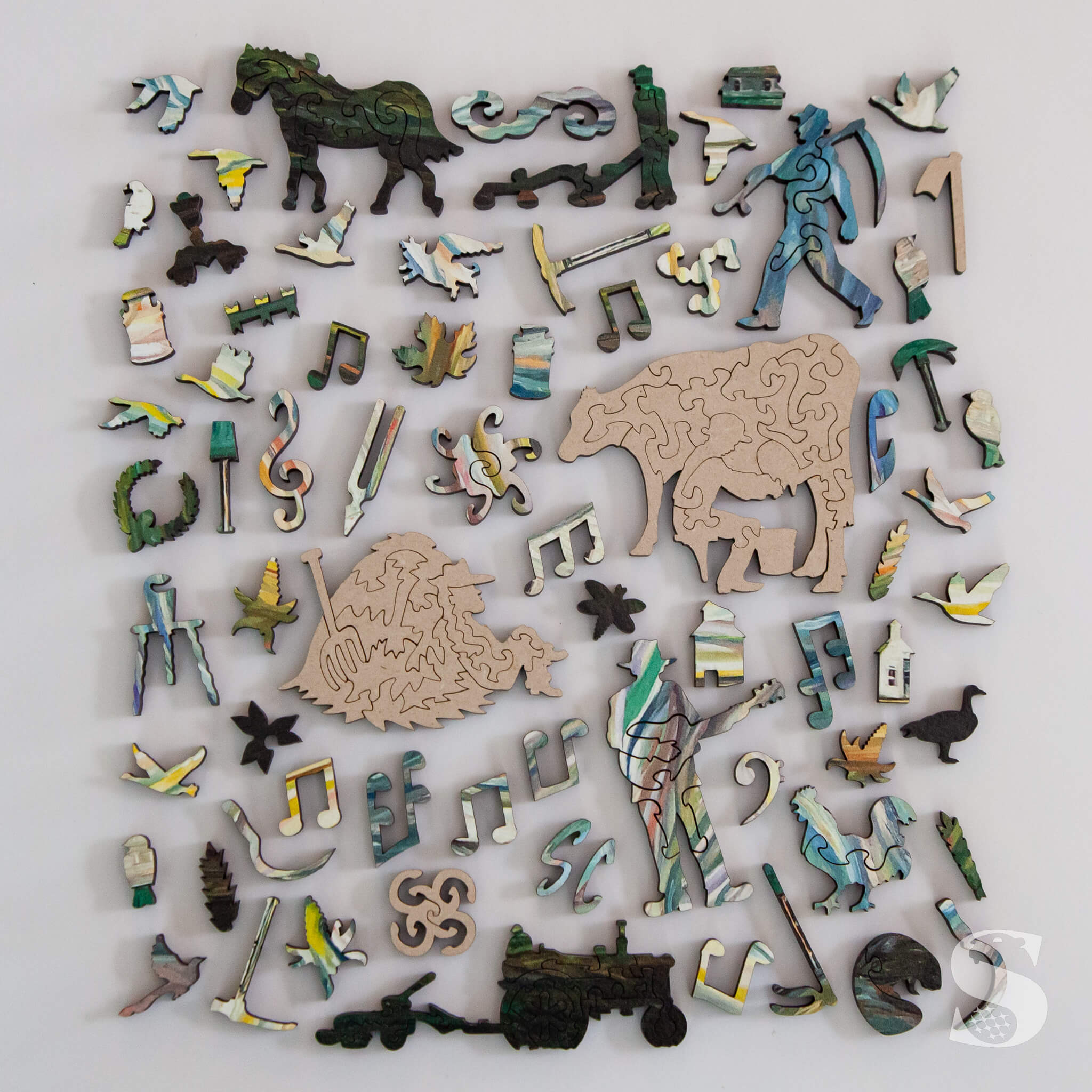 Morning by Steve R. Coffey 595 Piece Wooden Jigsaw Puzzle by Stumpcraft