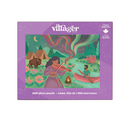 Dancing Sky | 1000-Piece Puzzle for Adults | Designed in Canada by Véro Filion - 2