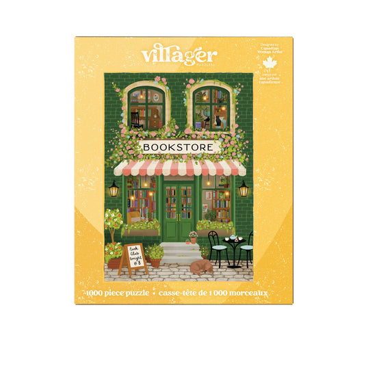 Emerald Bookstore | 1000-Piece Puzzle for Adults | Designed in Canada by Tara Younggren - 2