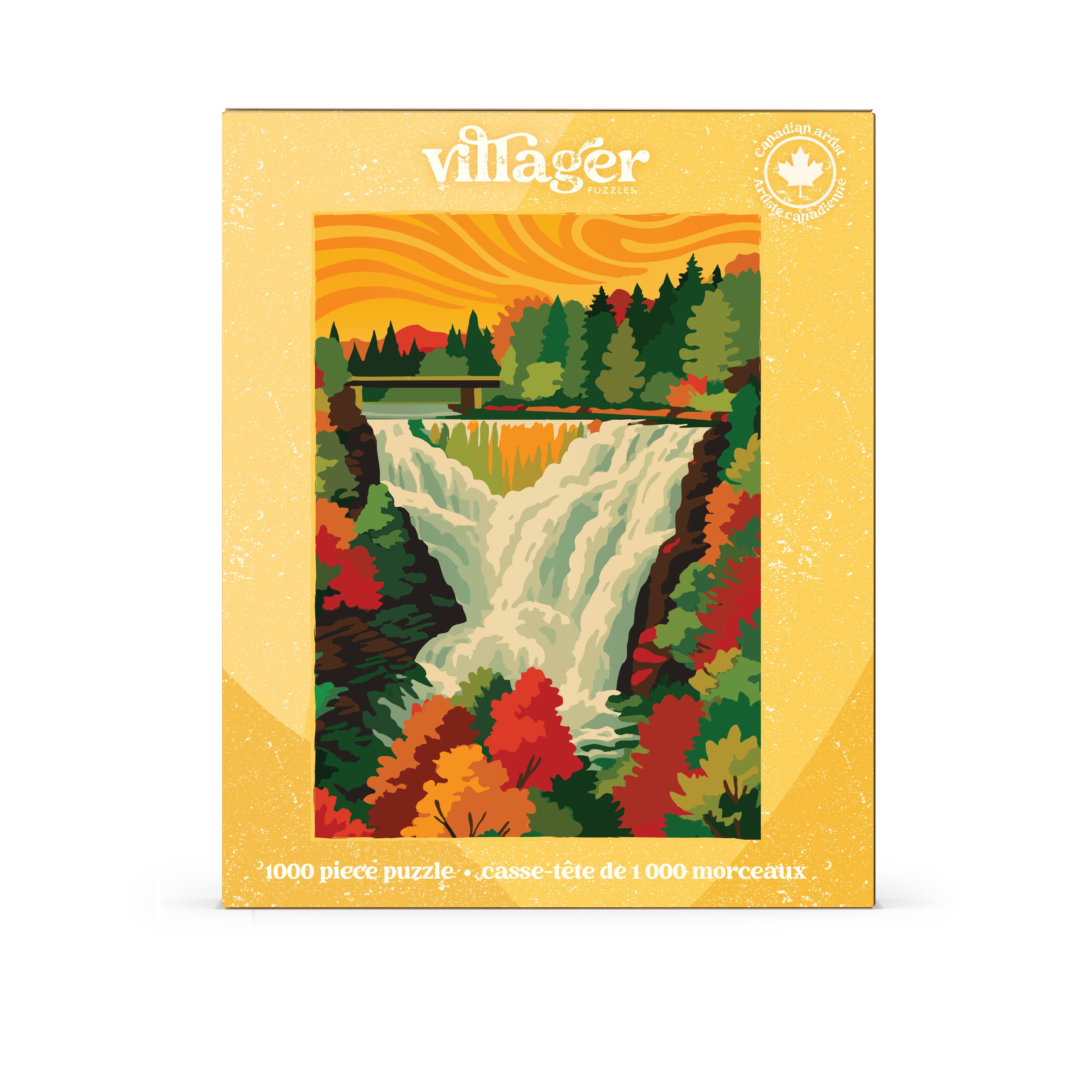 Autumn Cascade 1000 Piece Puzzle by Villager Puzzles