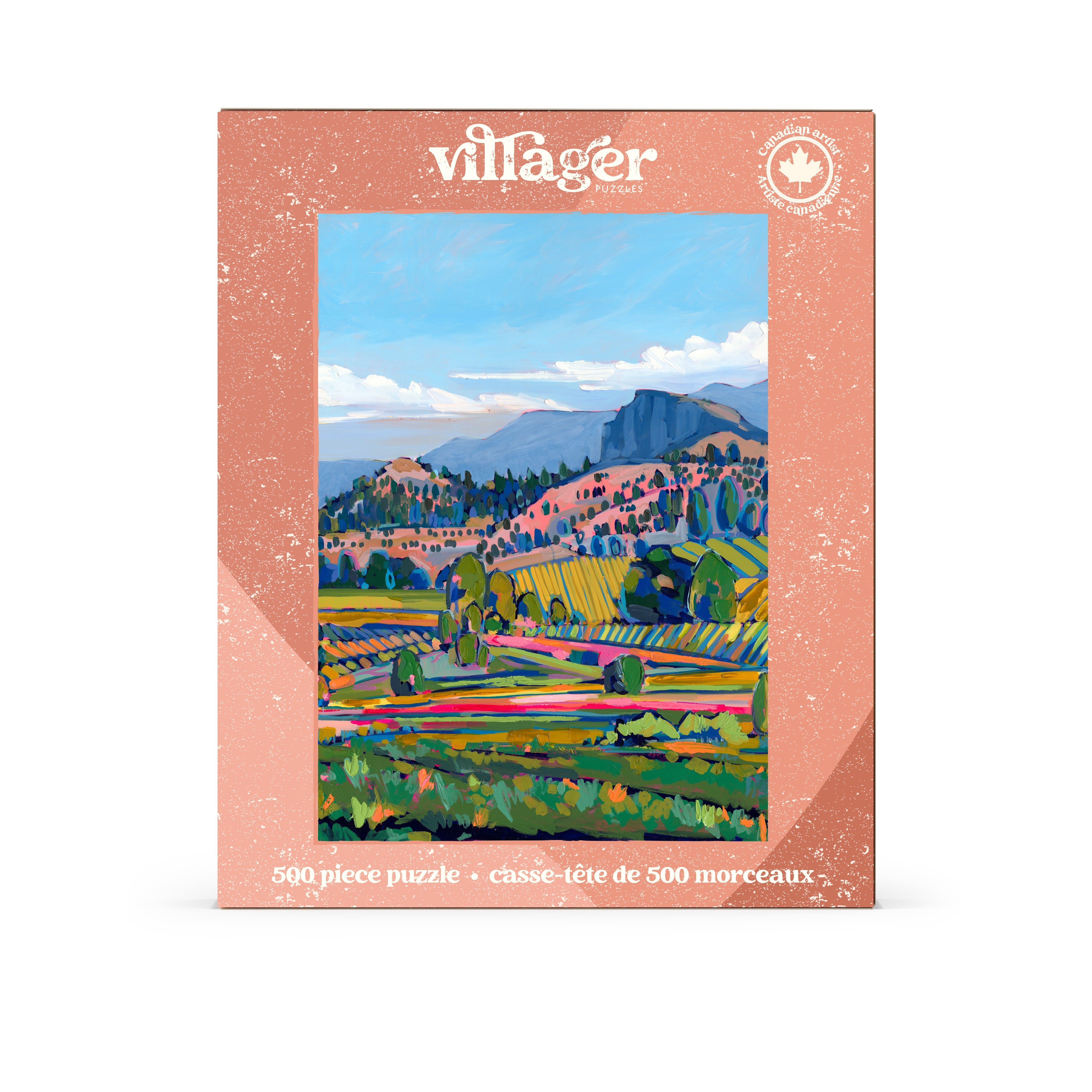 Wine Country 500 Piece Puzzle by Villager Puzzles