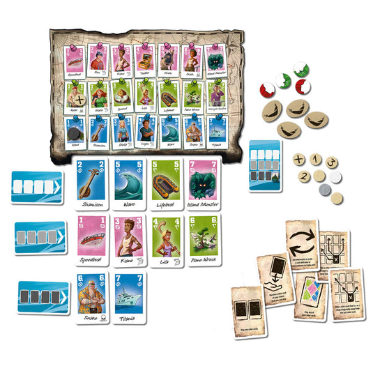 The Crew: Family Adventure - Marooned in Paradise Board Game