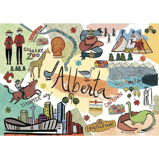 Farida - Alberta 1000 Piece Jigsaw Puzzle by Pbi Puzzle - 1