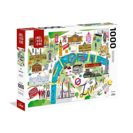 London (Farida) 1000 Piece Jigsaw Puzzle by Pbi Puzzle - 1