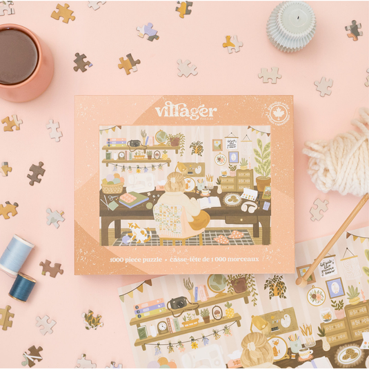 Grandma Hobbies 1000 Piece Puzzle by Villager Puzzles