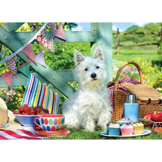Westie Dog Picnic 500 Piece Jigsaw Puzzle by Eurographics - 2