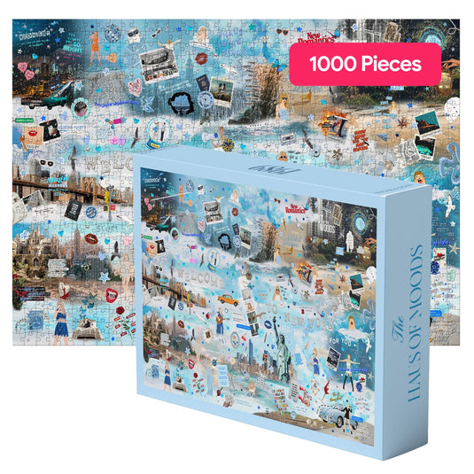Taylor Swift 1989 Era 1000 piece Jigsaw Puzzle by House of Moods