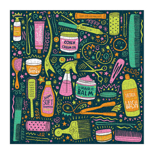 I Love My Hair Tools 500 Piece Jigsaw Puzzle by Galison - 3