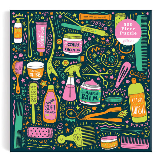 I Love My Hair Tools 500 Piece Jigsaw Puzzle by Galison - 2