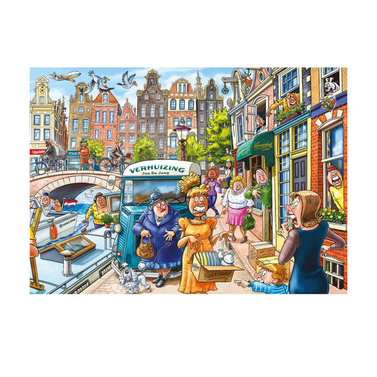 Wasgij Original #45: Moving House 1000 Piece Jigsaw Puzzle by Jumbo