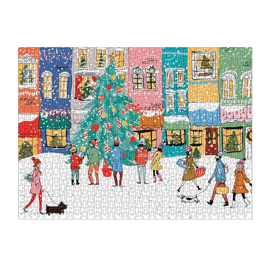 Christmas Carolers 1000 Piece Jigsaw Puzzle by Galison