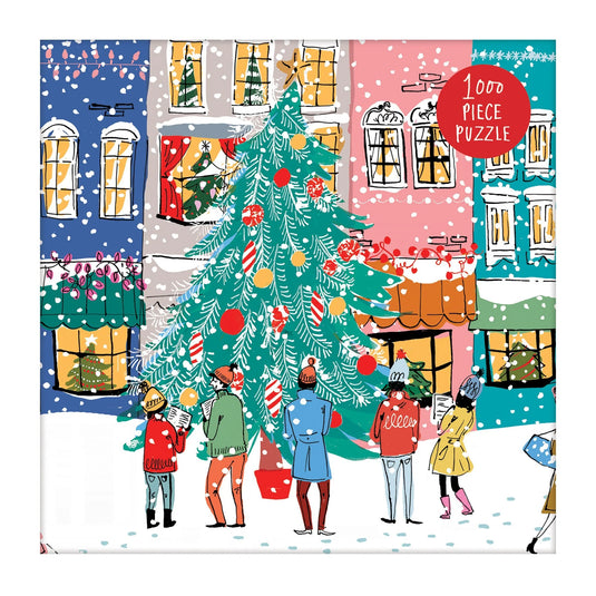 Christmas Carolers 1000 Piece Jigsaw Puzzle by Galison