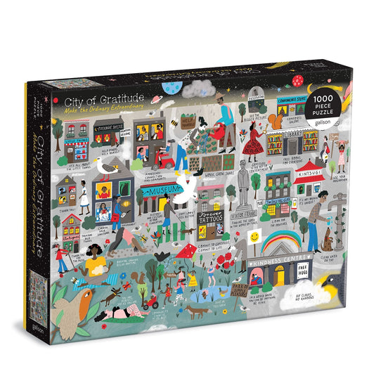 City of Gratitude 1000 Piece Jigsaw Puzzle by Galison - 1