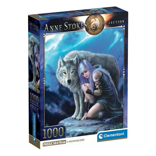 Anne Stokes: Protector 1000 Piece Jigsaw Puzzle by Clementoni Puzzles - 1