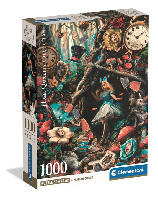 Another Day In Wonderland 1000 Piece Jigsaw Puzzle by Clementoni Puzzles - 1